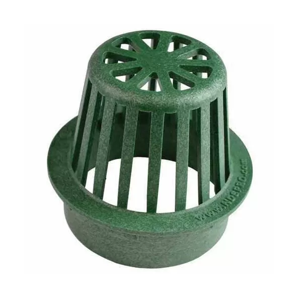 4" Round Green Drain Atrium Grate | NDS75