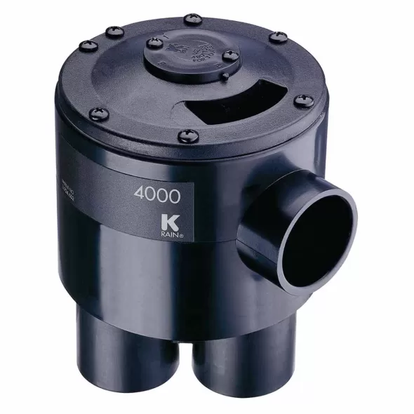 1-1/4" x 1" Slip ABS 25 - 75 psi 4000 Series 6-Outlet 6 Zone Indexing Valve | KRM4606