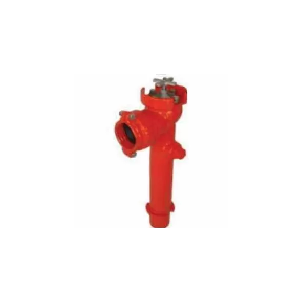 2" Spigot x Gasket 18" Epoxy Coated Ductile Iron 350 psi LV Series Lateral Angle Valve | LEMLV218