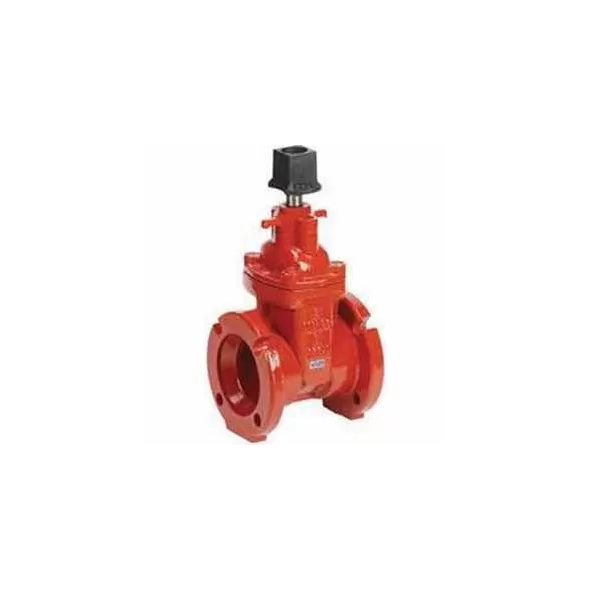 4" Mechanical Joint Red Epoxy Coated Cast Iron 250 psi 200M Series Resilient Wedge Gate Valve | MAT200M11