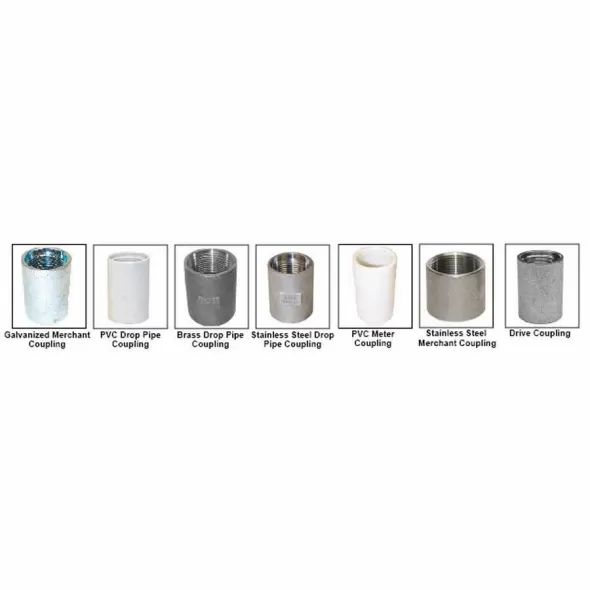 1" x 2-3/4" Chamfered End Schedule 120 Extra Heavy PVC Drop Pipe Coupling | MRLPDCH100