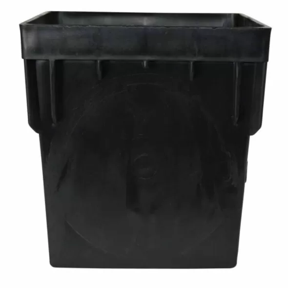 NDS Catch Basin, 9" X 9" Square 2-Outlet Black | 900