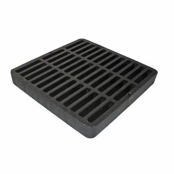 NDS Drain Grate, 9" X 9" Square Catch Basin Flat | 980