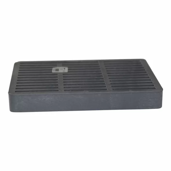 9" x 9" Square Gray Catch Basin Flat Drain Grate | NDS999
