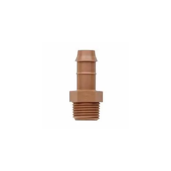 1/2" MPT For 17 mm 0.56 - 0.6" ID Techline EZ Dripline Adapter | NETTL050MA