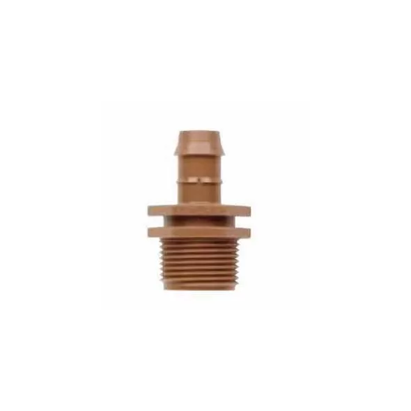3/4" MPT For 17 mm 0.56 - 0.6" ID Techline EZ Dripline Adapter | NETTL075MA