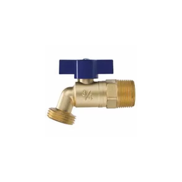 3/4" MIP x Hose Brass Quarter-Turn Hose Bibb | NIBQT56X007