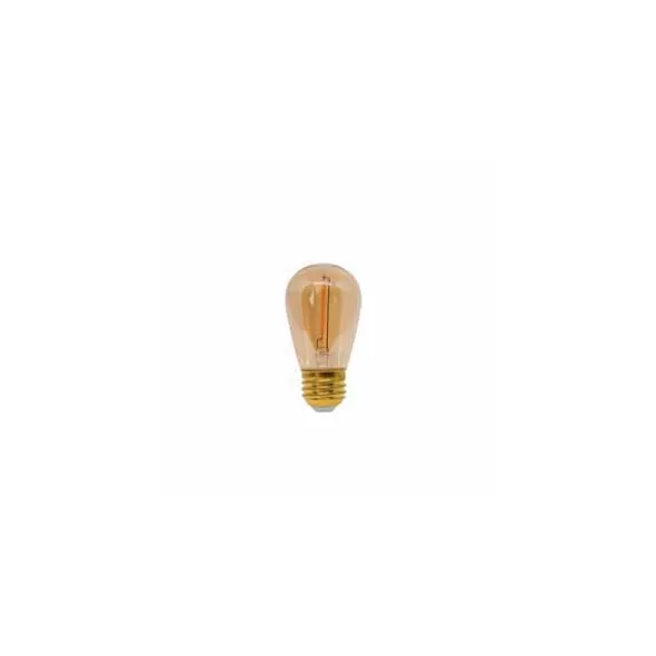 1 W E26 Medium S14 Sign COB LED Classic Filament 12 V Lamp | PATPPLEDS1412AMB