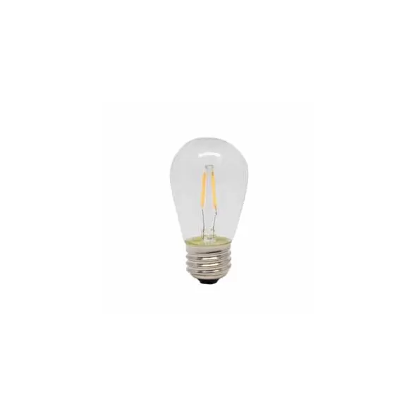 Dimmable Lamp 1W E26 Medium S14 Sign COB LED Classic Filament 120V | PP-LED-S14-WW