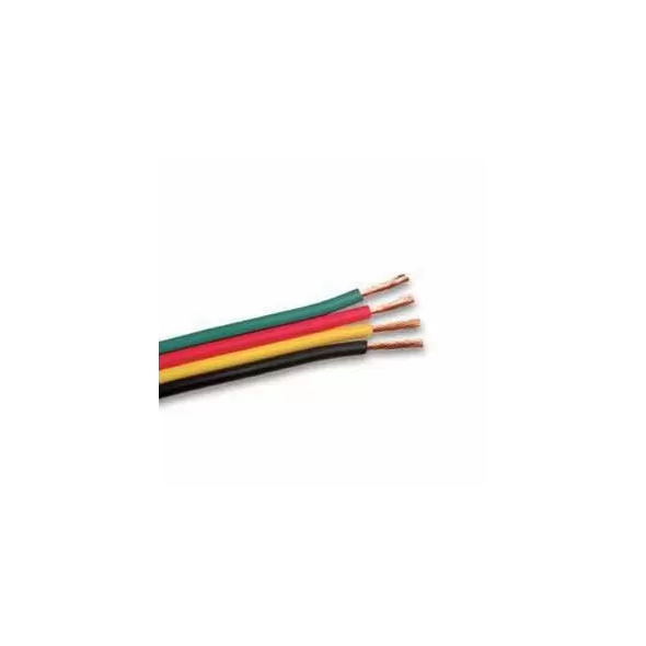 14/3 500' PVC Flat Multi-Color Pump Cable | PWFPCF143G1