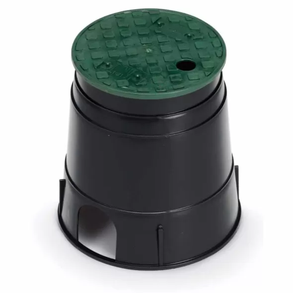 Rain Bird PVB 6" Round Valve Box with Green Lid | RBBPVB6RND