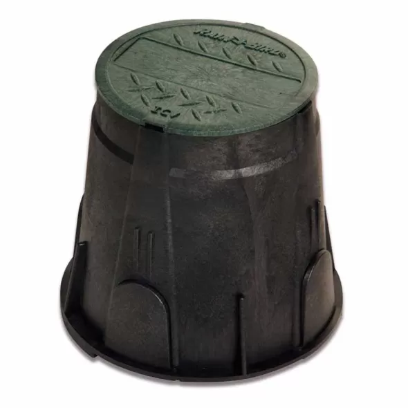 Rain Bird VB 7" Round Valve Box with Green Lid | RBBPVB7RND