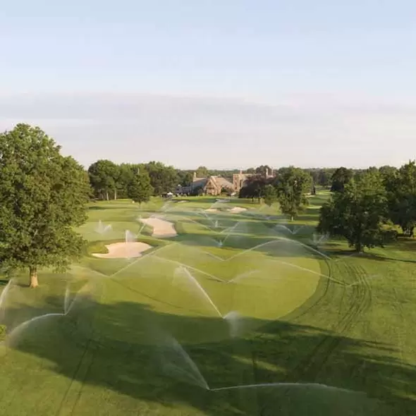 Rain Bird 500E Series Golf Rotor 360 Degrees Full Circle 35' 8.3 gpm 150 psi Beige Electric | GRB061852