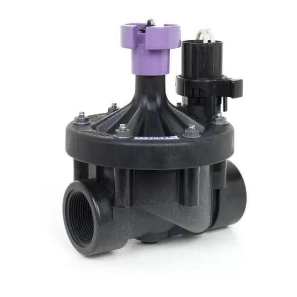 1-1/2" FNPT Black Glass-Filled Nylon 20 - 200 psi PESB-R Series True Reclaimed Scrubber Irrigation Valve | RBL150PESBR