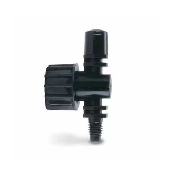 10-32 Threaded 90 Degrees Quarter Circle 0 - 31 gph Adjustable Micro Spray | RBXXS90