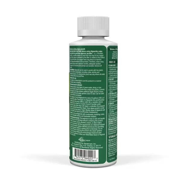 8 oz Red Liquid Earthy Odor Algaecide | AQS96022