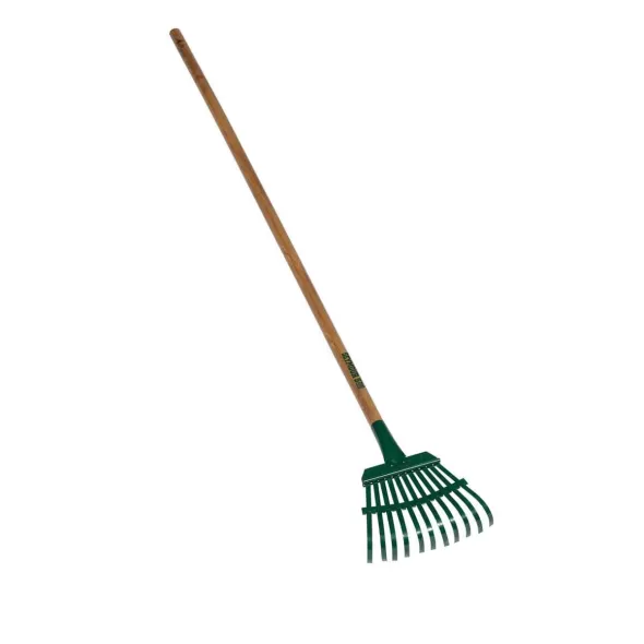 48" Hardwood Handle 7" Flexible Steel Blade Shrub Rake | STR43108