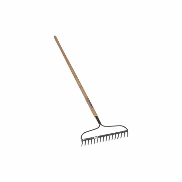60" Hardwood Handle 16-1/4" Blade 16 Tine Bow Rake | STRBR35