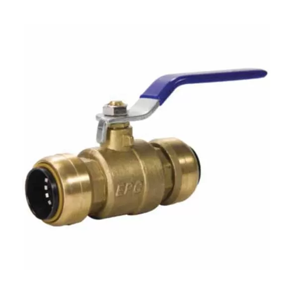 3/4" 210 Series TecTite Push-Fit, Lead-Free Brass Ball Valve | TCT10155523