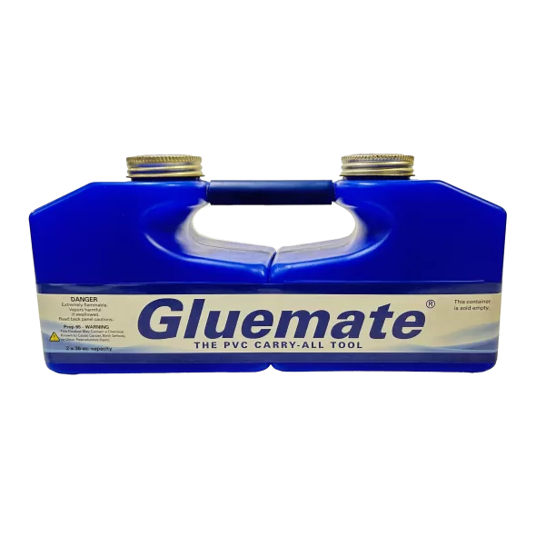Aladdin 2000 Gluemate, PVC Glue & Primer Dual Cavity Container, 36oz | REXGLUEMATE