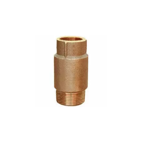 1-1/4" FNPT x MNPT Lead-Free Silicon Bronze Cast 400 psi 600 SB Series Submersible Spring Check Valve | SIM618SB