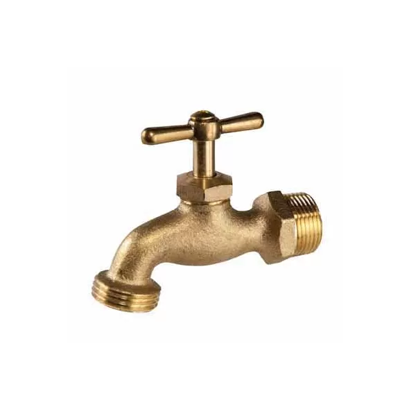 1/2" MIP x MHP Brass 704 Hose Bibb | SOV005HBBV