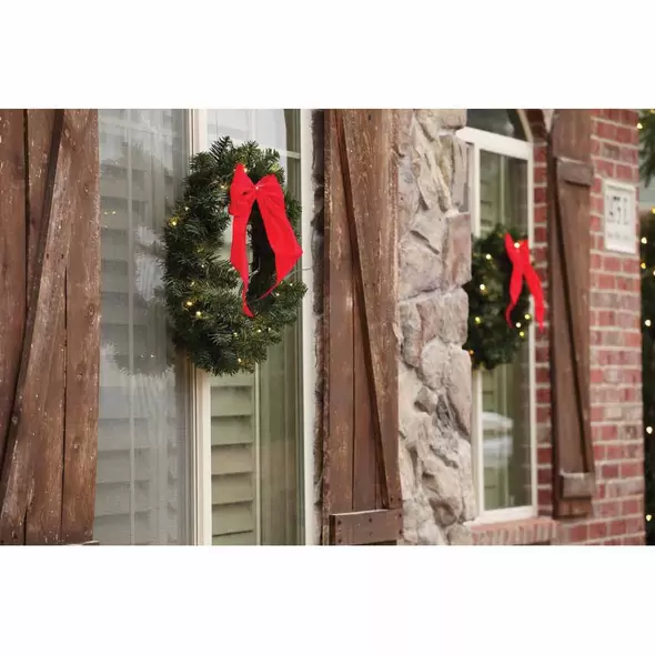 Sun Warm White LED 60" Deluxe Wreath | SRCLEDWREATH60H