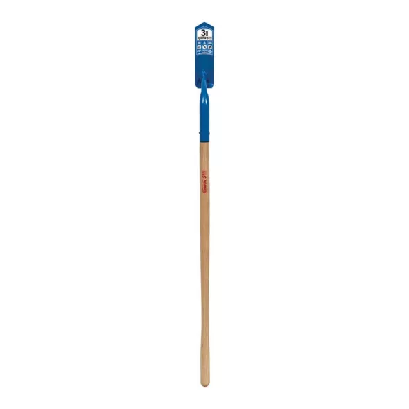 3" Tempered Steel Blade 16 ga Precision Lathe Turned Ash Wood Handle Trenching/Cleanout 28 Degrees Angle Head V Blade Shovel | STR89223