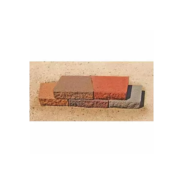 16/12" x 10" x 4" Trapezoid Red/Black Cuesta Cap | STV15521