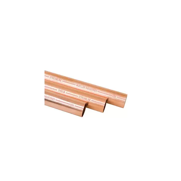 1-1/2" x 20' Red Copper SeamlessHard (Drawn) Light Wall Straight Water Tube | TBCMR015
