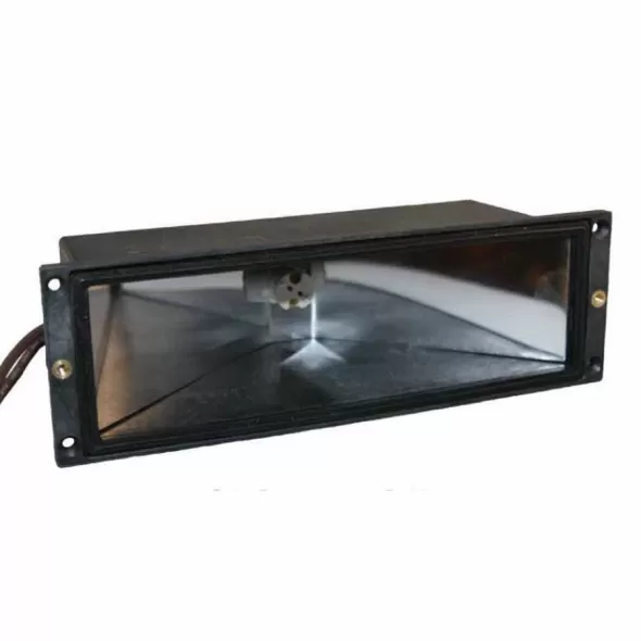8.62" x 3.15" x 2.75" Black High Temperature Polymer For 12 V 20 W Ceramic Bi-Pin G4 T3 Step Lights Full Size Step Light Box | ULSSLB8100BK