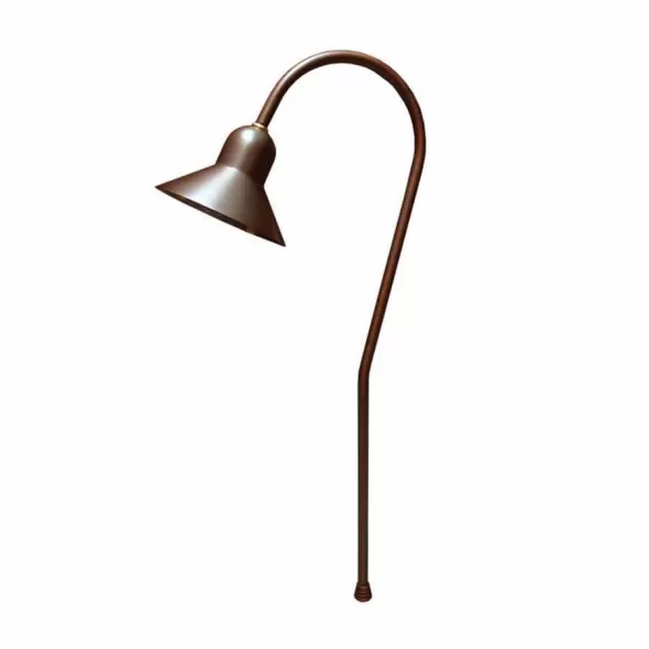 2 W GU5.3 T3 LED Weathered Brass Solid Brass Jupiter Odyssey Series Area Light | UNIJUPINL