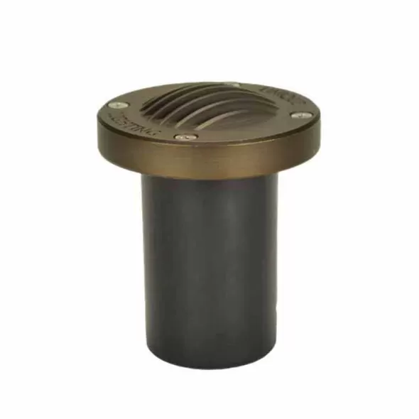 4 W GU5.3 MR-16 2700K LED Weathered Brass Solid Cast Brass Nova Star Grate Knights Series Well Light | UNINOVS12L427