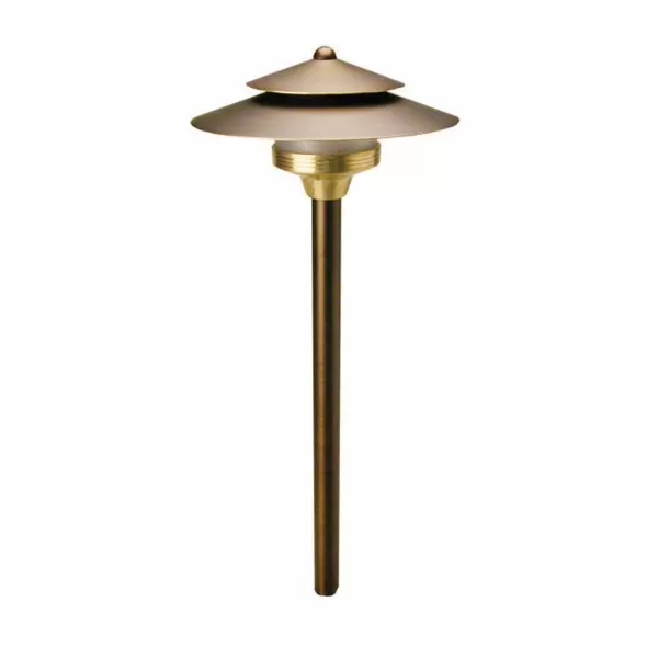 2 W GU5.3 T3 2700K LED Weathered Brass Solid Brass Saturn Odyssey Series Area Light | UNISA12L27