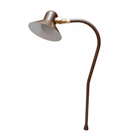 2 W GU5.3 T3 2700K LED Weathered Brass Solid Brass Solaris Odyssey Series Area Light | UNISOLA12L27