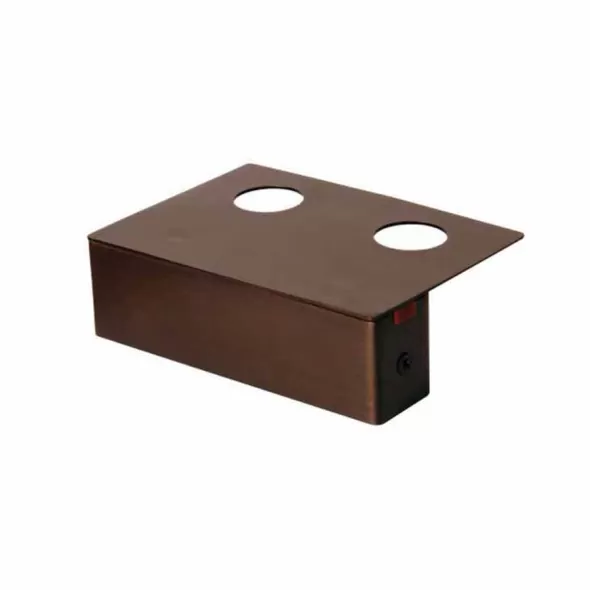 2 W GU5.3 T3 LED Weathered Brass Solid Brass Vanguard 5 Odyssey Series Hardscape Light | UNIVAB5NL