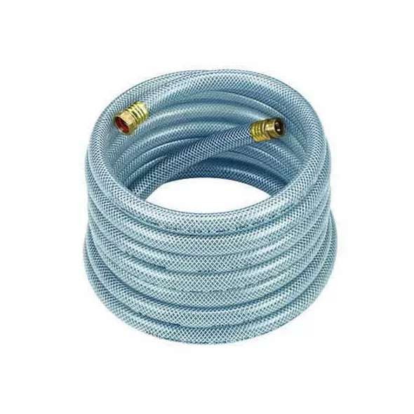 1" FPT/MPT 100' Clear Flexible PVC Medium-Duty Hose | UNDH10100C