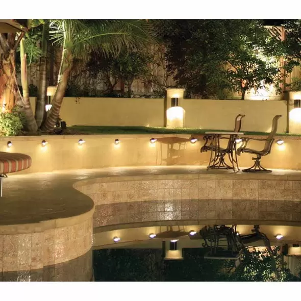 2 W GU5.3 T3 2700K LED Weathered Brass Cast Brass Odyssey Series Niche Light | UNIGEMI12L27