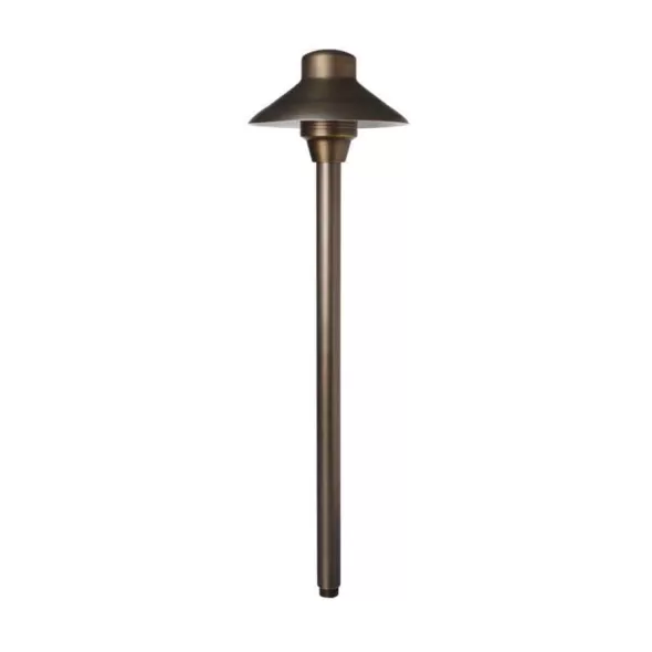 2 W GU5.3 T3 3000K LED Weathered Brass Solid Brass Lancer 6 Knights Series Area Light | UNIL612L2
