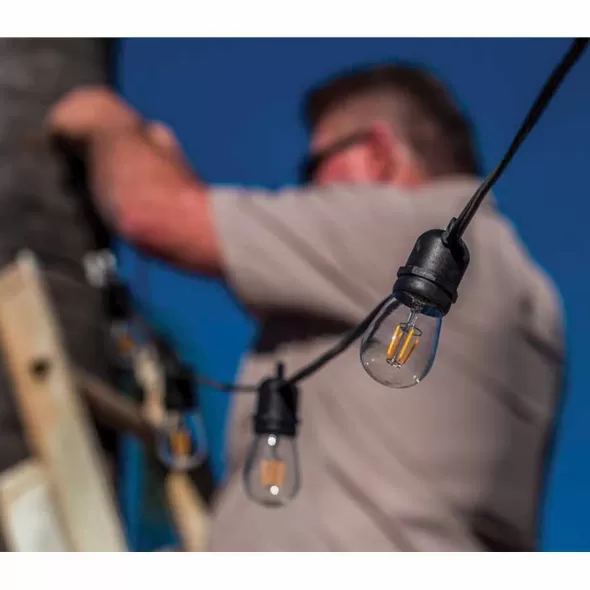 2 W E26 Screw-In T3 LED Molded Polymer Bistro Light | UNILEDBISTRO12V