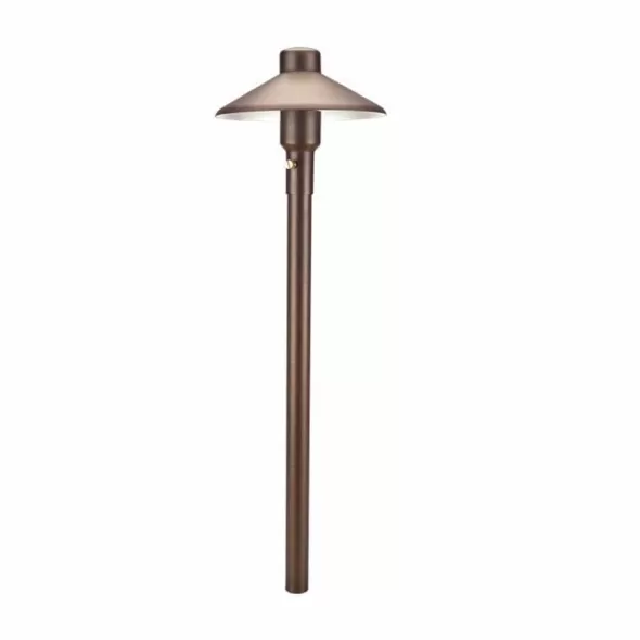 2 W GU5.3 T3 2700K LED Weathered Brass Solid Brass Mercury 7 Odyssey Series Area Light | UNIM712L27