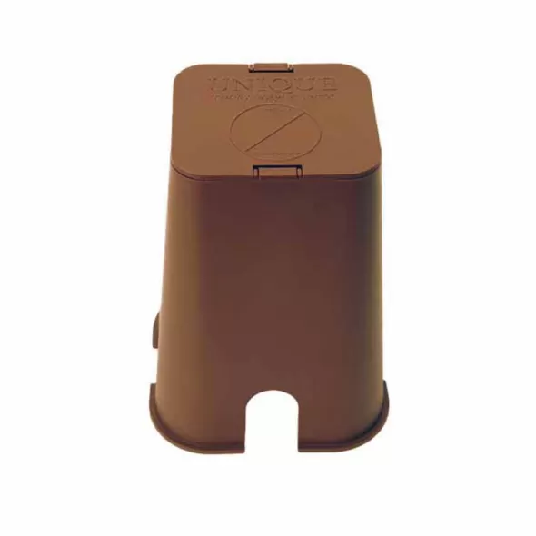 5.75" x 8.125" Light Brown PVC Satellite Hub Wiring Kit