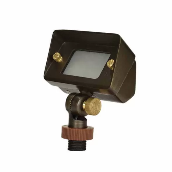 2 W GU5.3 T3 2700K LED Weathered Brass Solid Cast Brass Stellar Odyssey Series Up Light | UNISTEL12L27