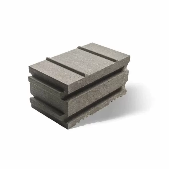 6" X 7" X 12" Gray Large U-Cara Sure Track Enduracolor Backer Block | 175RSTB211121-0