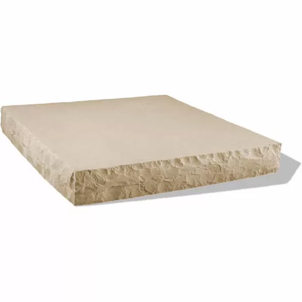 24" X 3-7/8" X 24" Buff Reala Technology Ledgestone Pillar Cap |  3205242414421-5