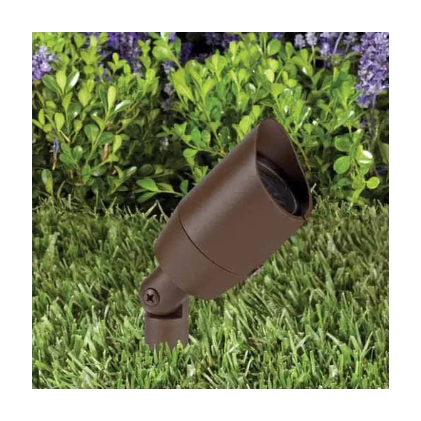 4.5 W MR-16 3000K LED Standard Architectural Bronze Die-Cast Copper-Free Aluminum Landscape 5006 Series 36 Degrees Flood Beam Up and Accent Light | VISGR5006Z45W36