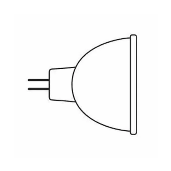 42 W Bi-Pin MR-16 Halogen Tungsten 23 Degrees Narrow Flood Lamp | VISLN42EYS