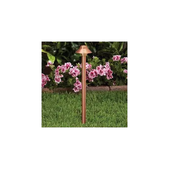 Natural Copper Spun Solid Copper Landscape Series 2165 Model Path Light | VISPR2165CSNNL