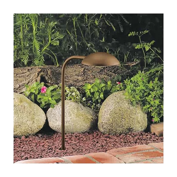 2.5 W Ceramic T3 LED Standard Dark Bronze Die-Cast Copper-Free Aluminum Landscape Series 7217 Model Path Light | VISPR7217DZ2WT3