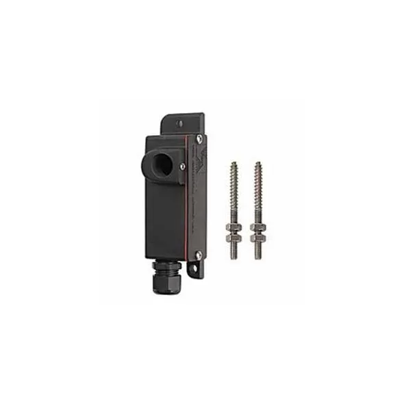 5-5/8" x 1-5/8" x 1-7/8" Black Die-Cast Copper-Free Aluminum For Fixture Mounting Tree Mount Junction Box | VISTM150B